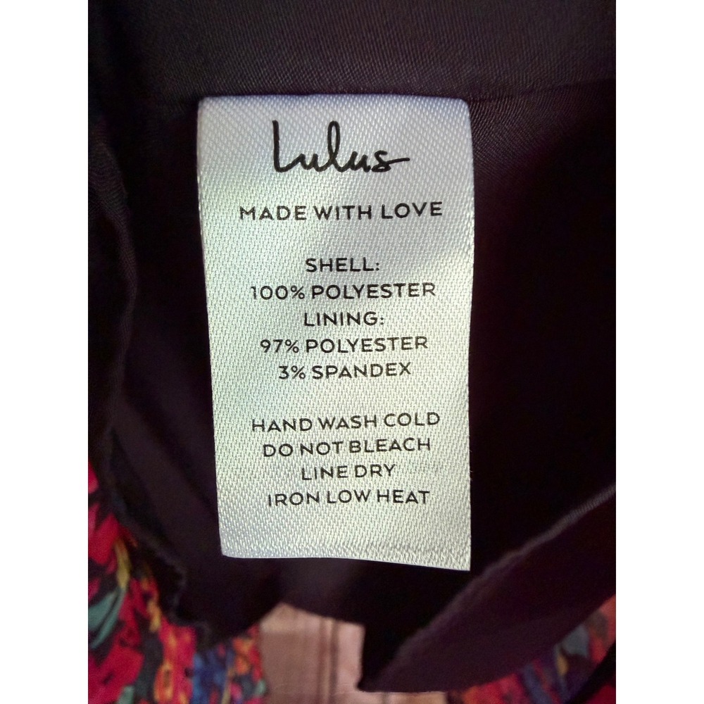 Lulus Dress Sincerely Gorgeous Floral Midi Romantic Feminine Summer Spring XS - Picture 8 of 8